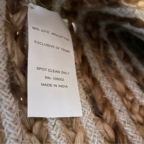 C&C California Large Striped Tassel Tote - Picture 10 of 11